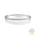 18k Mini Silver Polish Party Wear Slim Kada