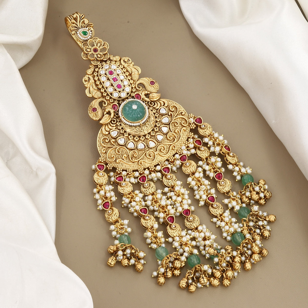Antique Gold Bridal Kamar Wedding Juda