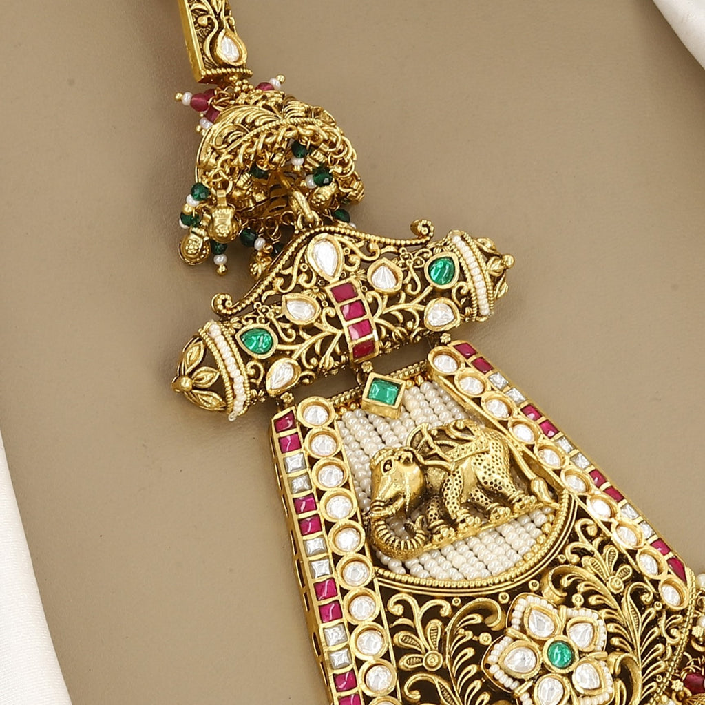 Antique Gold Elephant Kamar Juda