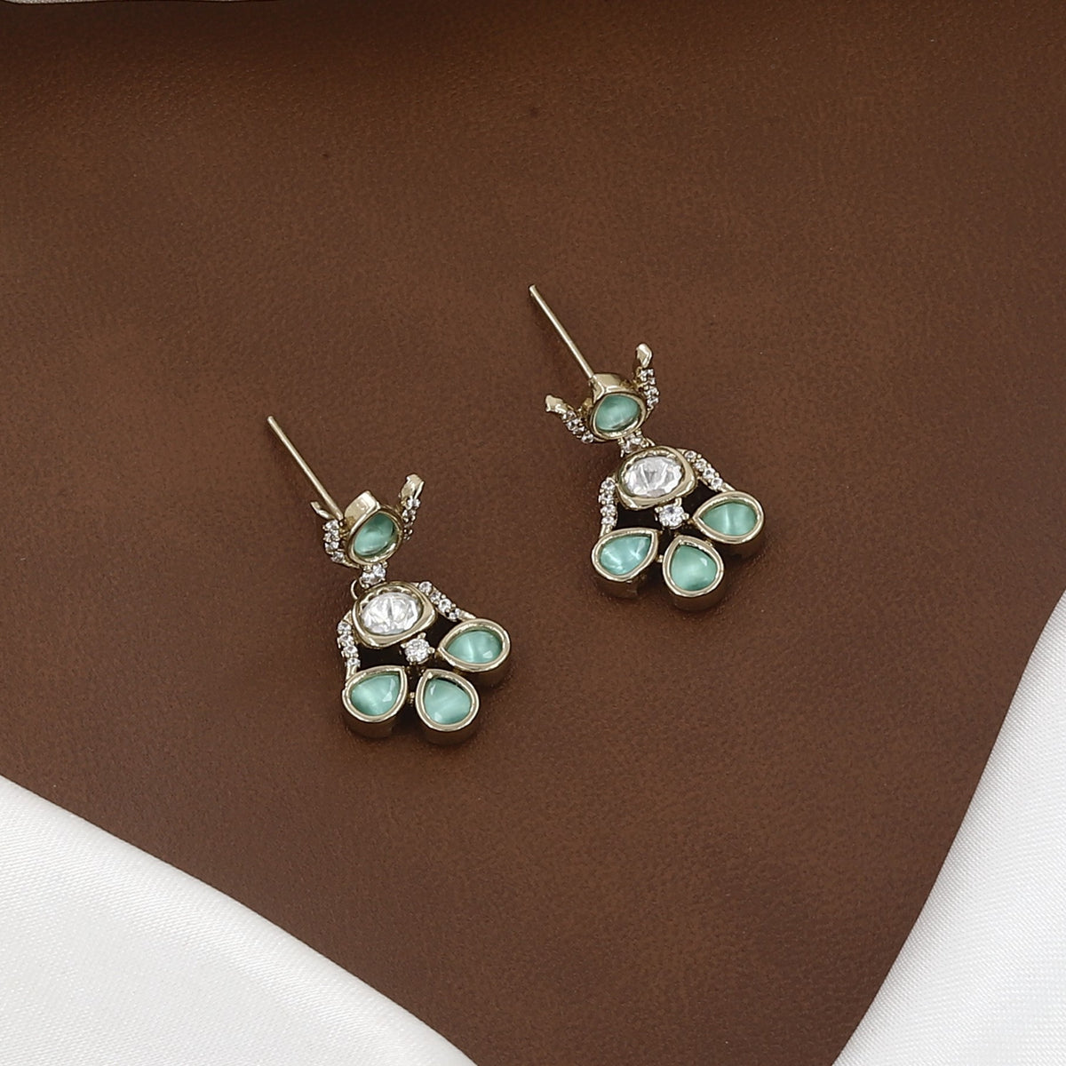 Stone & Polki Wedding Necklace Set