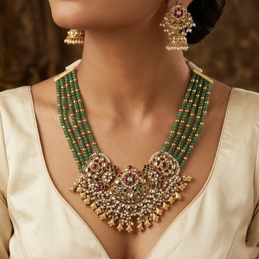 Regal Rajwadi Style Necklace Set