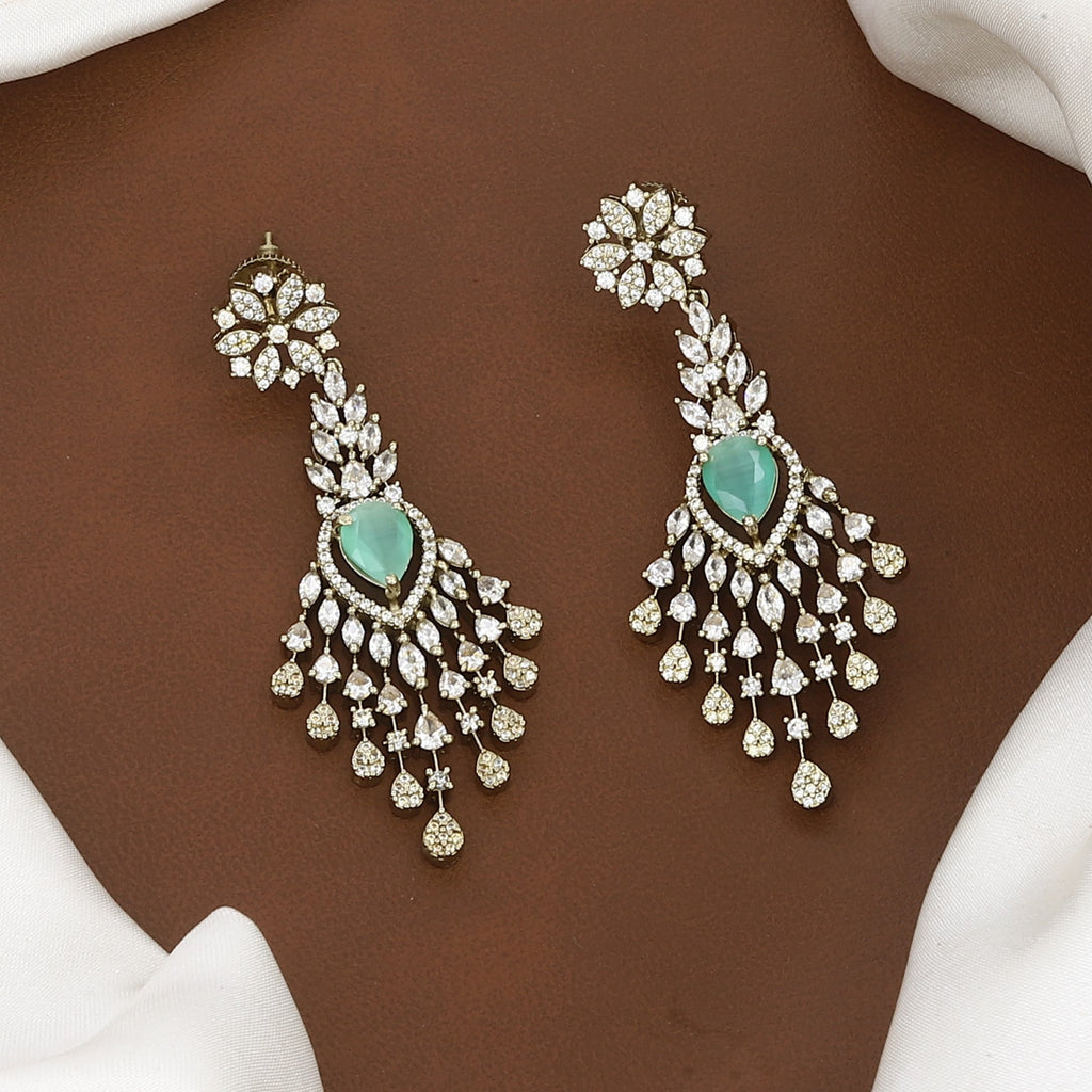 Designer Stone & Cubic Zirconia Diamond Necklace Set