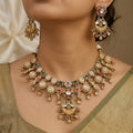 Kundan Meenakari Antique Wedding Necklace Set