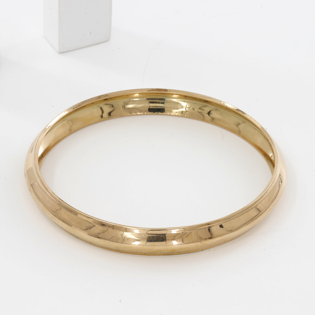 Rose Polished Sterling (10mm) Panjabi Kada(23gm)