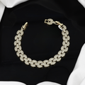 Wedding & Special Occasion CZ Leaf Bracelet
