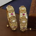 Antique Broad Kundan Patla Includes Diamond